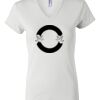 Women's Short Sleeve V-Neck T-Shirt Thumbnail