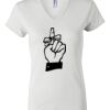 Women's Short Sleeve V-Neck T-Shirt Thumbnail