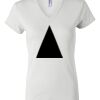 Women's Short Sleeve V-Neck T-Shirt Thumbnail