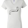 Women's Short Sleeve V-Neck T-Shirt Thumbnail