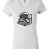 Women's Short Sleeve V-Neck T-Shirt Thumbnail