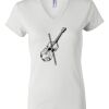 Women's Short Sleeve V-Neck T-Shirt Thumbnail