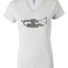 Women's Short Sleeve V-Neck T-Shirt Thumbnail