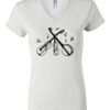 Women's Short Sleeve V-Neck T-Shirt Thumbnail