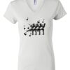 Women's Short Sleeve V-Neck T-Shirt Thumbnail