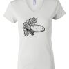 Women's Short Sleeve V-Neck T-Shirt Thumbnail