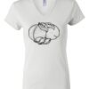 Women's Short Sleeve V-Neck T-Shirt Thumbnail