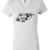 Women's Short Sleeve V-Neck T-Shirt Thumbnail