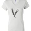 Women's Short Sleeve V-Neck T-Shirt Thumbnail