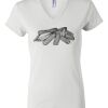 Women's Short Sleeve V-Neck T-Shirt Thumbnail