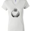 Women's Short Sleeve V-Neck T-Shirt Thumbnail