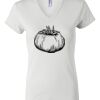 Women's Short Sleeve V-Neck T-Shirt Thumbnail