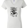 Women's Short Sleeve V-Neck T-Shirt Thumbnail