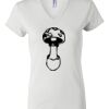 Women's Short Sleeve V-Neck T-Shirt Thumbnail