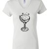 Women's Short Sleeve V-Neck T-Shirt Thumbnail