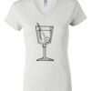 Women's Short Sleeve V-Neck T-Shirt Thumbnail