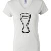 Women's Short Sleeve V-Neck T-Shirt Thumbnail