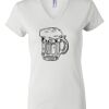 Women's Short Sleeve V-Neck T-Shirt Thumbnail