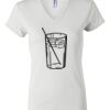 Women's Short Sleeve V-Neck T-Shirt Thumbnail