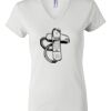 Women's Short Sleeve V-Neck T-Shirt Thumbnail