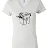 Women's Short Sleeve V-Neck T-Shirt Thumbnail