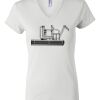 Women's Short Sleeve V-Neck T-Shirt Thumbnail