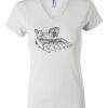 Women's Short Sleeve V-Neck T-Shirt Thumbnail