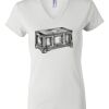 Women's Short Sleeve V-Neck T-Shirt Thumbnail