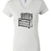 Women's Short Sleeve V-Neck T-Shirt Thumbnail