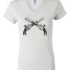 Women's Short Sleeve V-Neck T-Shirt Thumbnail