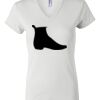 Women's Short Sleeve V-Neck T-Shirt Thumbnail