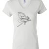 Women's Short Sleeve V-Neck T-Shirt Thumbnail