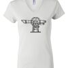 Women's Short Sleeve V-Neck T-Shirt Thumbnail