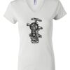 Women's Short Sleeve V-Neck T-Shirt Thumbnail