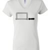 Women's Short Sleeve V-Neck T-Shirt Thumbnail