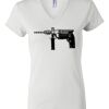 Women's Short Sleeve V-Neck T-Shirt Thumbnail