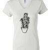 Women's Short Sleeve V-Neck T-Shirt Thumbnail