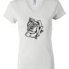 Women's Short Sleeve V-Neck T-Shirt Thumbnail