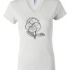 Women's Short Sleeve V-Neck T-Shirt Thumbnail