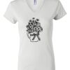 Women's Short Sleeve V-Neck T-Shirt Thumbnail