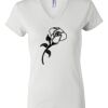 Women's Short Sleeve V-Neck T-Shirt Thumbnail