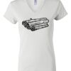 Women's Short Sleeve V-Neck T-Shirt Thumbnail