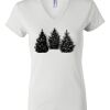 Women's Short Sleeve V-Neck T-Shirt Thumbnail