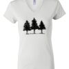 Women's Short Sleeve V-Neck T-Shirt Thumbnail