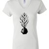 Women's Short Sleeve V-Neck T-Shirt Thumbnail