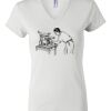 Women's Short Sleeve V-Neck T-Shirt Thumbnail