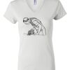 Women's Short Sleeve V-Neck T-Shirt Thumbnail