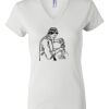 Women's Short Sleeve V-Neck T-Shirt Thumbnail