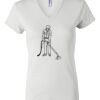 Women's Short Sleeve V-Neck T-Shirt Thumbnail