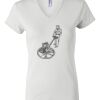 Women's Short Sleeve V-Neck T-Shirt Thumbnail